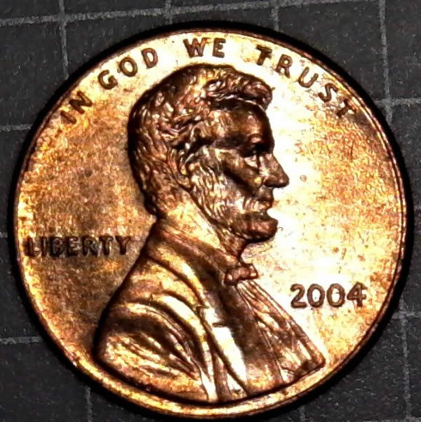 2004-P-Lincoln-Memorial-Cent-1-DR-009-Found-In-Circulated-Ebay-Bank-Box!
